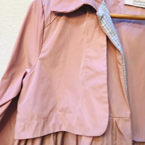 Anthropology Soft Pink Madame ShouShou Raincoat - Size Small - Picture 2 of 13
